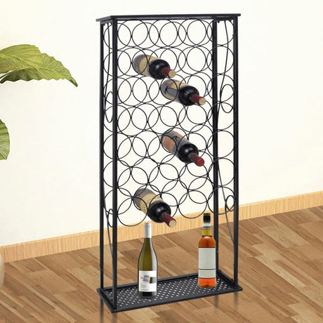 Wine Rack For 45 Bottles Metal