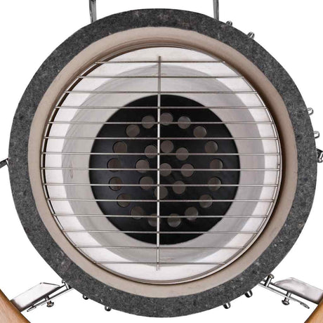 Kamado Barbecue Grill Smoker Ceramic 44 Cm