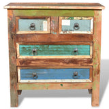 Reclaimed Cabinet Solid Wood With 4 Drawers