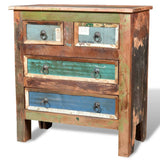Reclaimed Cabinet Solid Wood With 4 Drawers