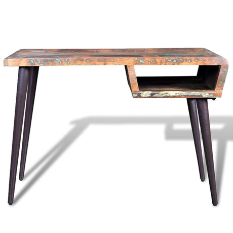 Reclaimed Wood Desk With Iron Legs
