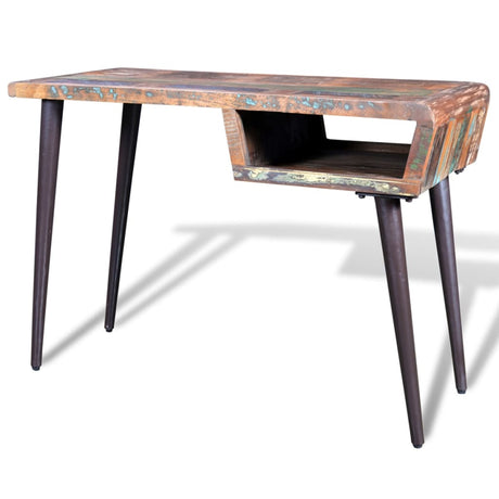 Reclaimed Wood Desk With Iron Legs
