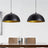 Ceiling Lamp 2 Pcs Height-Adjustable Semi-Spherical