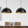 Ceiling Lamp 2 Pcs Height-Adjustable Semi-Spherical