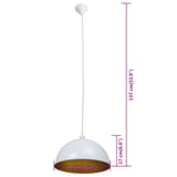 Ceiling Lamp 2 Pcs Height-Adjustable Semi-Spherical