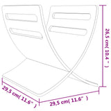 Wooden Magazine Rack Floor Standing