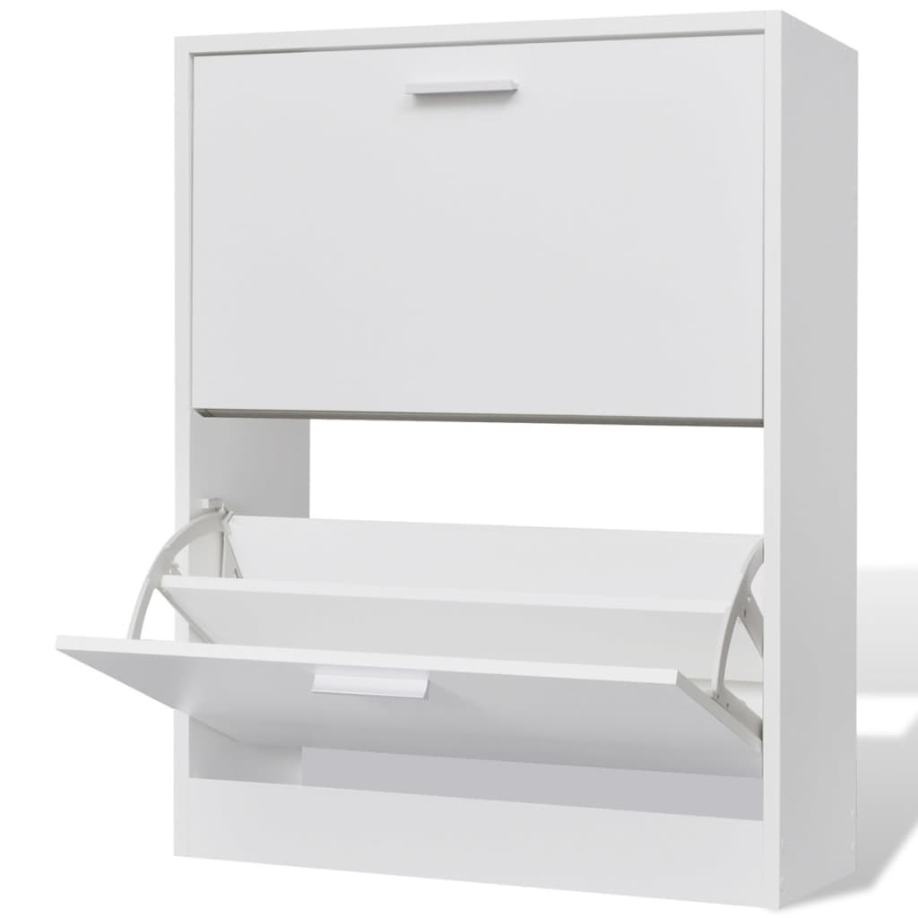 Shoe Cabinet 63X24X Engineered Wood