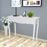 Dressing Console Table White