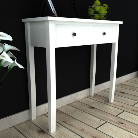 Dressing Console Table Grey 79X30X74 Cm Wood