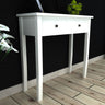 Dressing Console Table Grey 79X30X74 Cm Wood