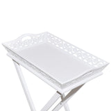Side Table With Tray White