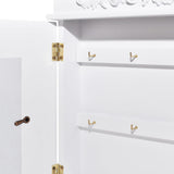 Key Cabinet With Photo Frame White