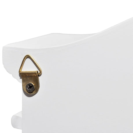 Key Cabinet With Photo Frame White