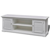 Tv Stand White Wood