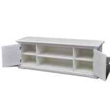 Tv Stand White Wood