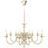 Antique Metal Chandelier 8 X E14 Bulbs