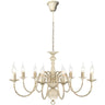 Antique Metal Chandelier 8 X E14 Bulbs