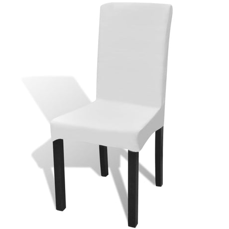 Straight Stretchable Chair Cover 4 Pcs