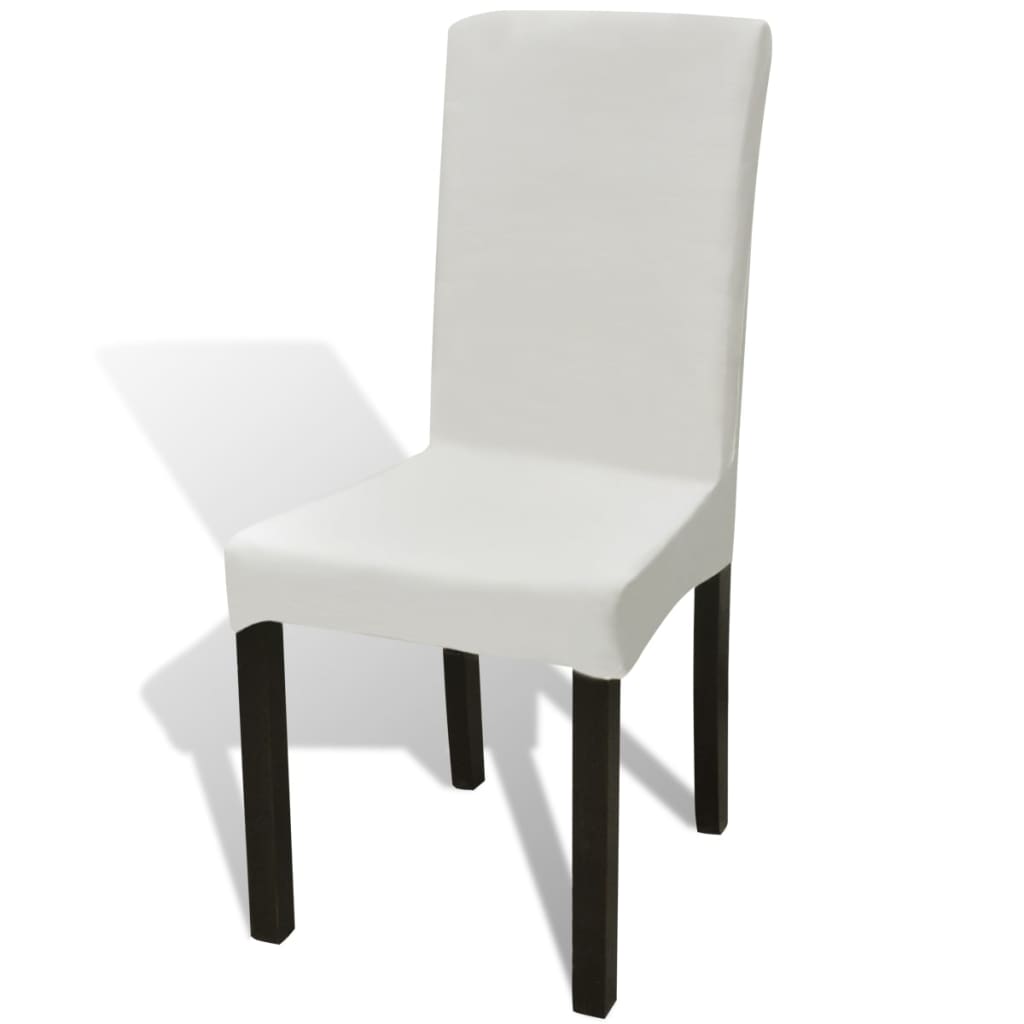 Straight Stretchable Chair Cover 4 Pcs