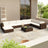 8 Piece Garden Lounge Set With Cushions Poly Rattan