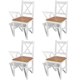 Dining Chairs 2 Pcs Pinewood
