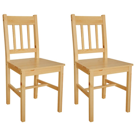 Dining Chairs 2 Pcs Pinewood