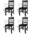 Dining Chairs 2 Pcs Pinewood