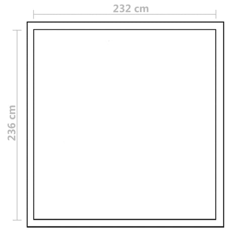 Reinforced Aluminium Greenhouse With Base Frame 6.05 M²