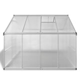 Reinforced Aluminium Greenhouse With Base Frame 6.05 M²