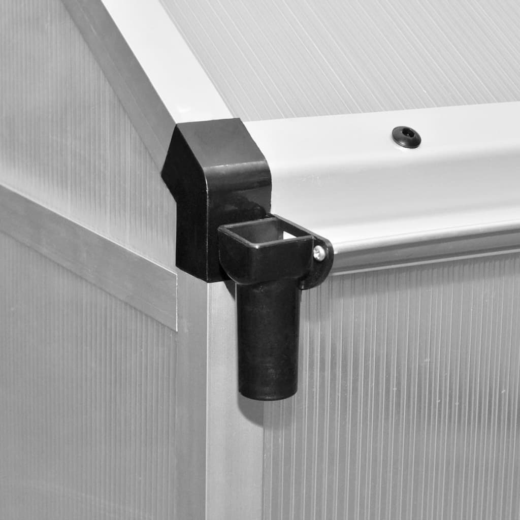 Reinforced Aluminium Greenhouse With Base Frame 6.05 M²