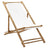 Deck Chair Bamboo And Canvas