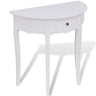 Console Table With Drawer And Top Half-Round