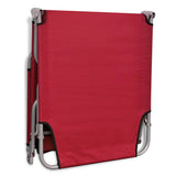 Folding Sun Lounger Powder-Coated Steel
