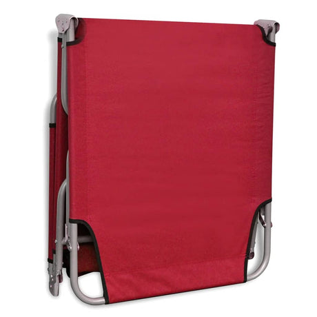 Folding Sun Lounger Powder-Coated Steel