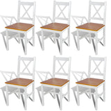 Dining Chairs 2 Pcs Pinewood