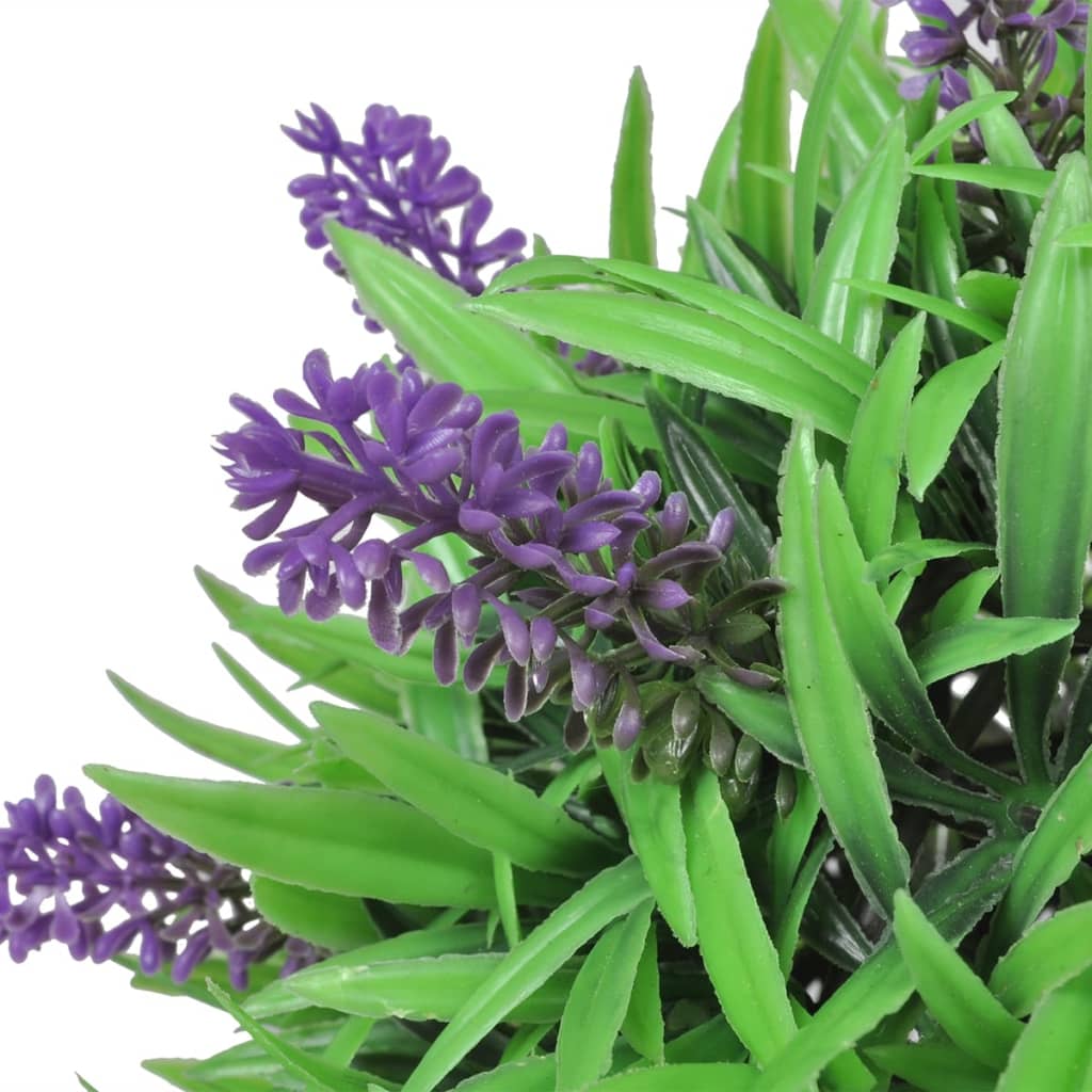 Set Of 2 Artificial Boxwood Ball With Lavender