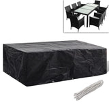 Garden Furniture Covers 2Pcs 4 Person Poly Rattan 113X113Cm