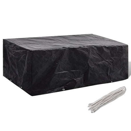 Garden Furniture Covers 2Pcs 4 Person Poly Rattan 113X113Cm