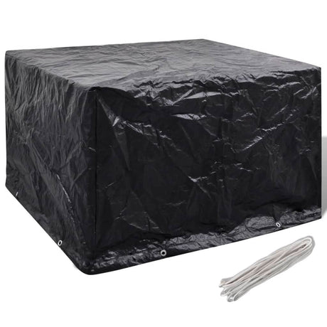 Garden Furniture Covers 2Pcs 4 Person Poly Rattan 113X113Cm