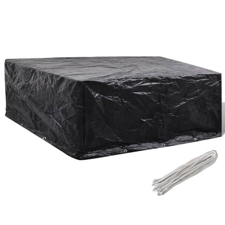 Garden Furniture Covers 2Pcs 4 Person Poly Rattan 113X113Cm