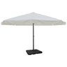 Aluminium Garden Parasol With Portable Base