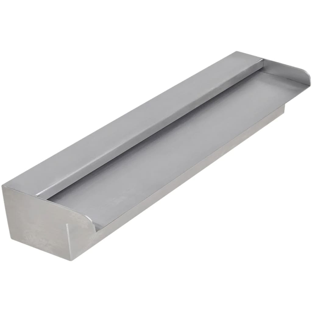 Rectangular Waterfall Pool Fountain Stainless Steel