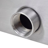 Rectangular Waterfall Pool Fountain Stainless Steel