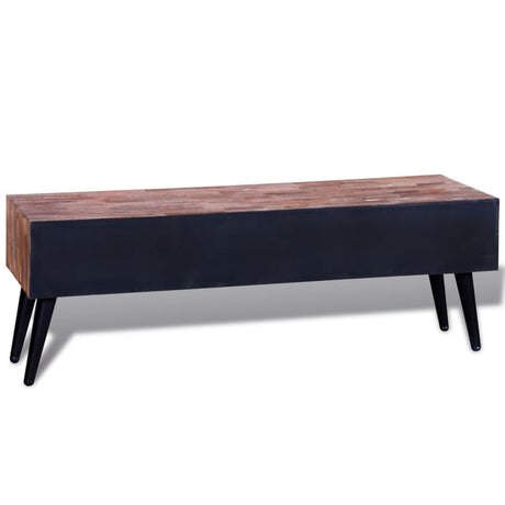 Console Tv Cabinet With 4 Drawers Reclaimed Teak
