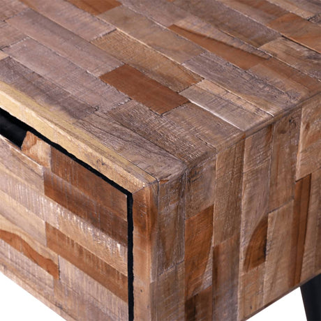 Console Tv Cabinet With 4 Drawers Reclaimed Teak