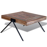 Coffee Table With V-Shaped Legs Reclaimed Teak Wood
