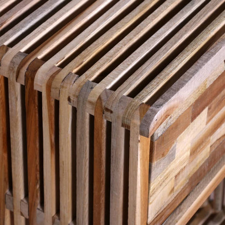 Nightstand With Drawer Reclaimed Teak Wood
