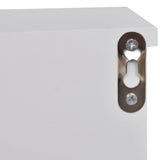 Wall Cabinet For Keys And Jewelery With Doors And Hooks