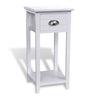 Nightstand With 1 Drawer And White