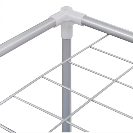 2-Section Laundry Sorter Hamper With A Top Shelf For Drying